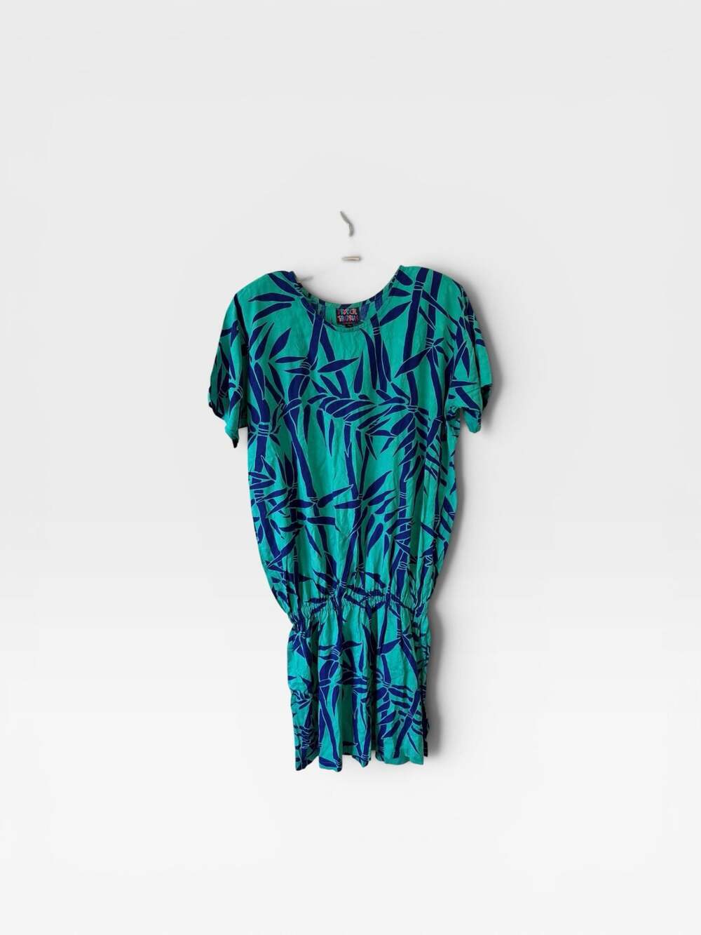 Tropical Tantrum Hawaii Bamboo Print Dress Size M-L